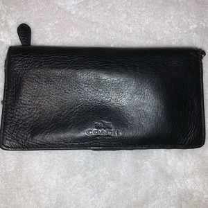 Black coach wallet